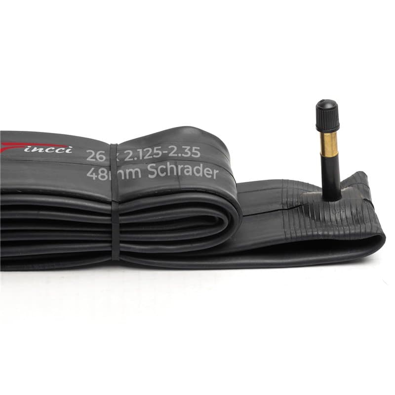 Fincci Chambre a air 26 Pouces - Chambre à air VTT 26x 2.1x 2.25 x 2.35 Pouces de Valve Schrader 48 mm pour Route VTT bici, Mont