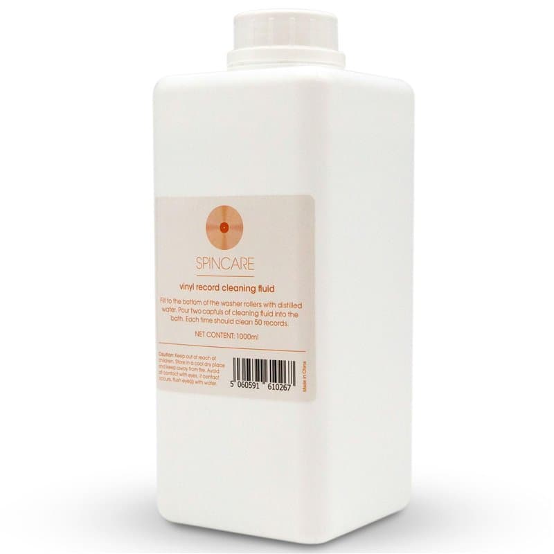 1000 ML De Solution De Nettoyage De Disques Viniles pour Le Nettoyeur De Disques SPINCARE | Compatible avec Toutes Les Machines