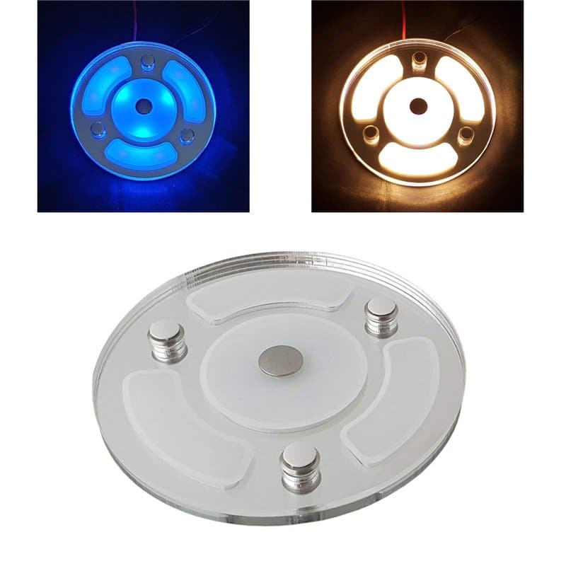 Marvix Lumière LED 12 V 24 V à intensité variable jour nuit interrupteur tactile 100 mm spot caravane bateau