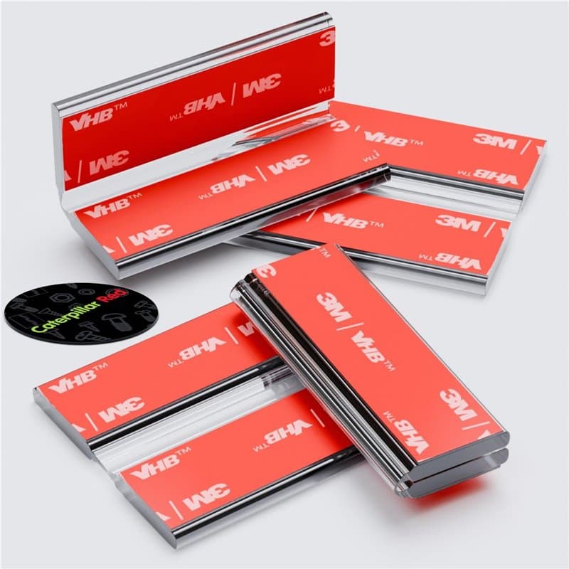 4 x 50mm Charnières Flexibles à profil bas de -Aucune colle requise. Charnières auto-adhésives. Charnières actives flexibles, tr