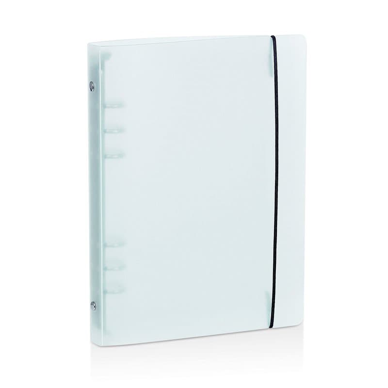 Plastique Classeurs à Anneaux pour Format A5 Standard 6 Trous En PP, Transparent Rond Classeur à Feuilles Mobiles Avec 6 Anneau