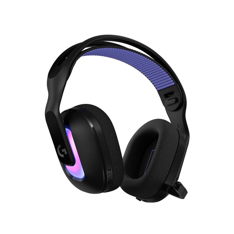 Logitech G G522 LIGHTSPEED casque gaming sans fil, LIGHTSYNC RVB, micro bande passante complète et audio synchronisé avancé, tri