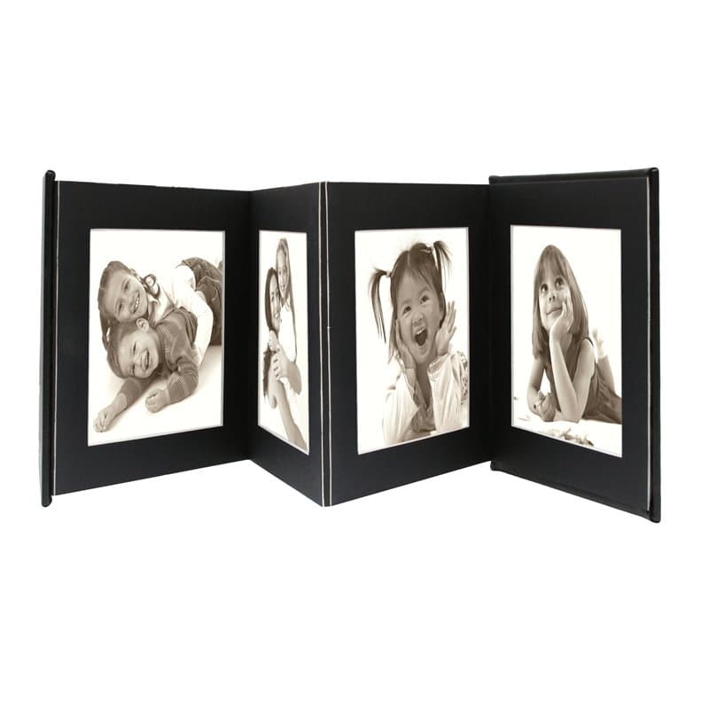 Deknudt Album Photo - Boîte photo, cuir ou similicuir, Noir, 10 x15 cm