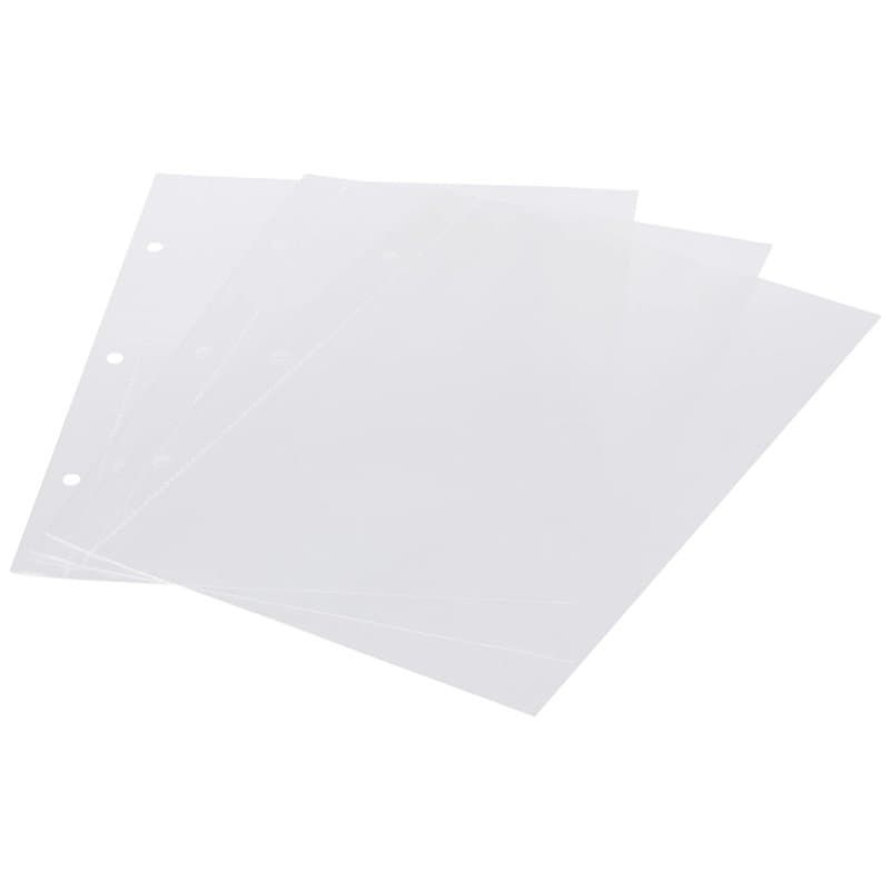 Artemio 18001005 6 Pochettes recharges pour farde de Rangement pour tampons Transparents 18001002, Plastique, Multicolore, 16X24