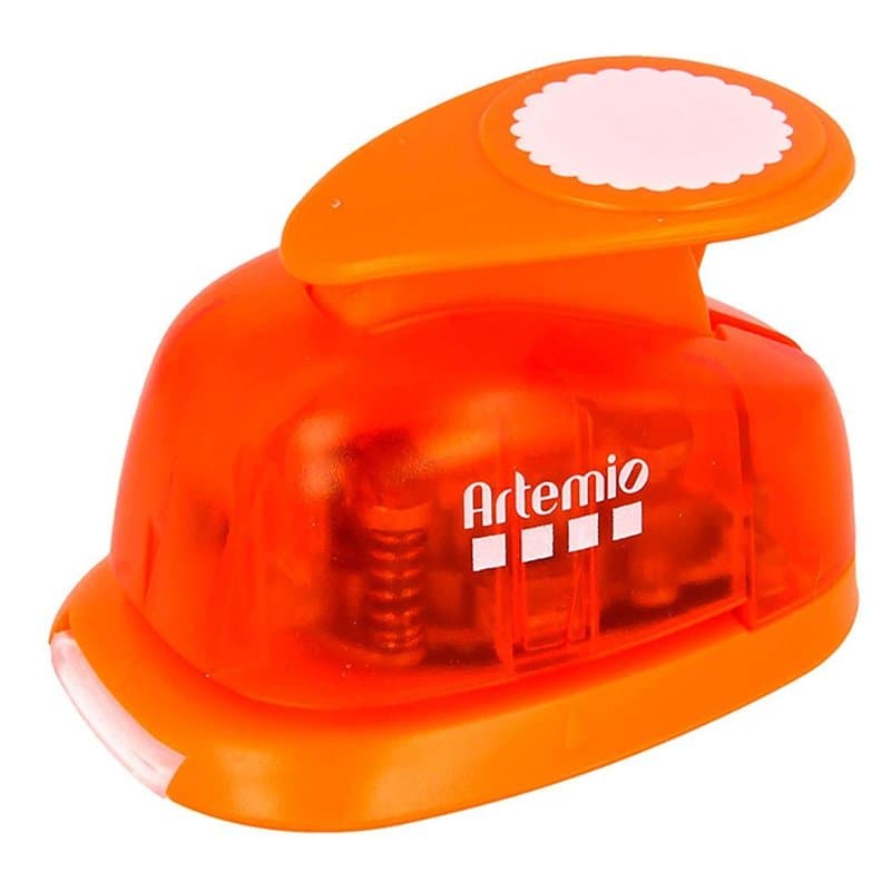 Artemio VIHCP212 Perforatrice à Levier Moyenne Cercle Rosette Plastique Multicolore 8,5 x 5 x 12 cm