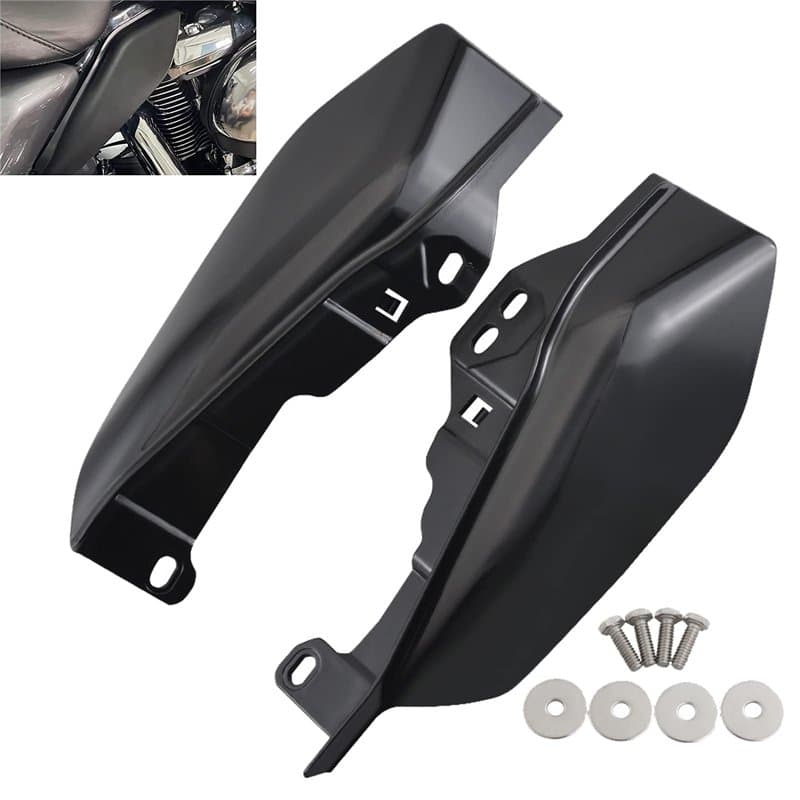 Déflecteurs de Chaleur pour Pare-Brise latéral de Moto compatibles avec Harley Davidson Touring Street Glide Electra Glide CVO 2