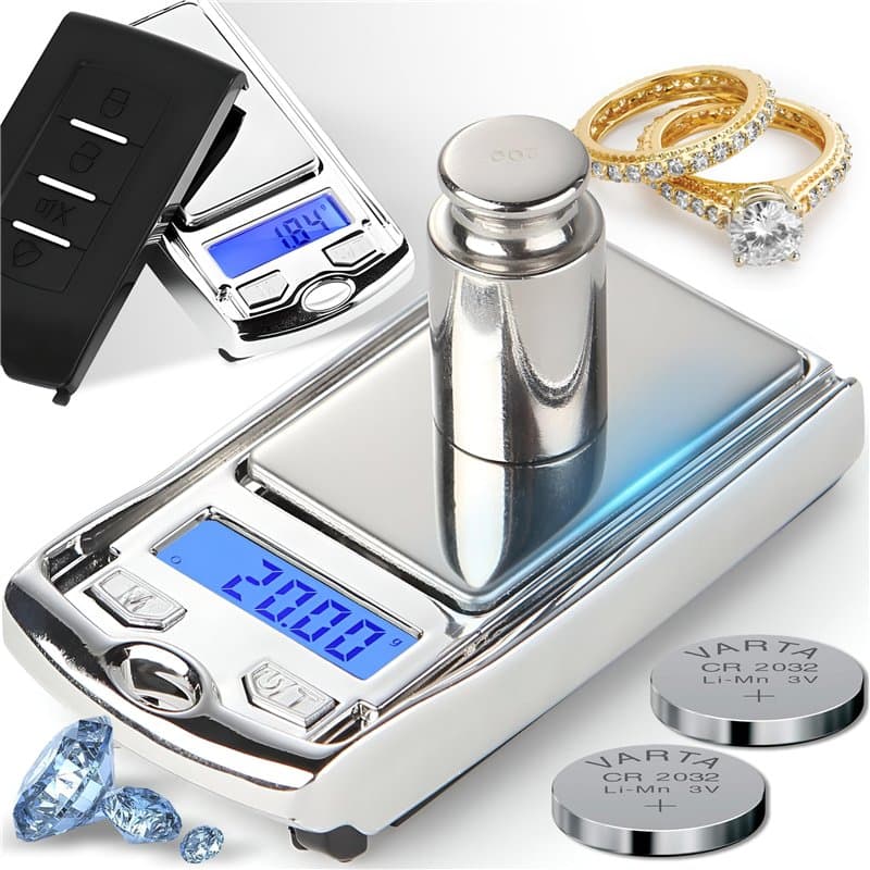 Retoo Balance de poche numérique électronique au milligramme, multifonction, balance de précision, balance numérique, balance d'