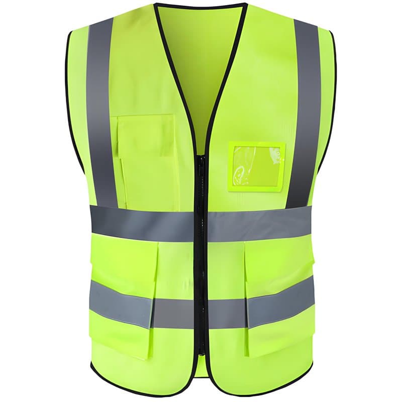 Retoo Gilet de sécurité réfléchissant pour voiture - Gilet de sécurité jaune - Gilet de sécurité pour adulte