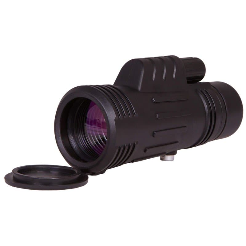 Levenhuk Atom 8x42 Compact Lightweight Monocular – Pocket Size Scope with 8X Magnification, Single Hand Focus and Wrist Strap, C