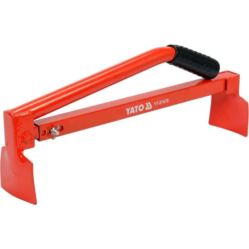 YATO Lève-plaque professionnel auto-verrouillable, réglable de 40 à 67 cm, capacité de charge : 60 kg, doux pour le dos et les h