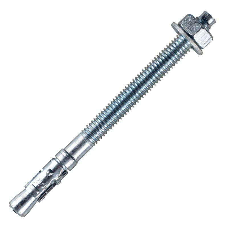 naka24 LSB M8 Lot de 25 chevilles d'ancrage/boulons d'ancrage/ancrages galvanisés pour charges lourdes 8 x 100 mm