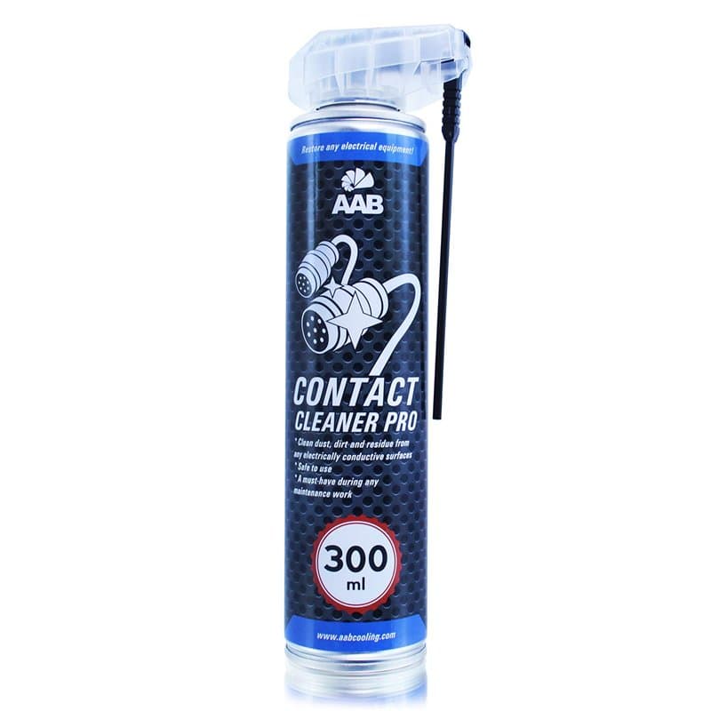 AAB Contact Cleaner PRO 300ml - Agent Puissant De Nettoyage Des Contacts – Spray Contact Electrique, Nettoyage Moteur, Desoxydan