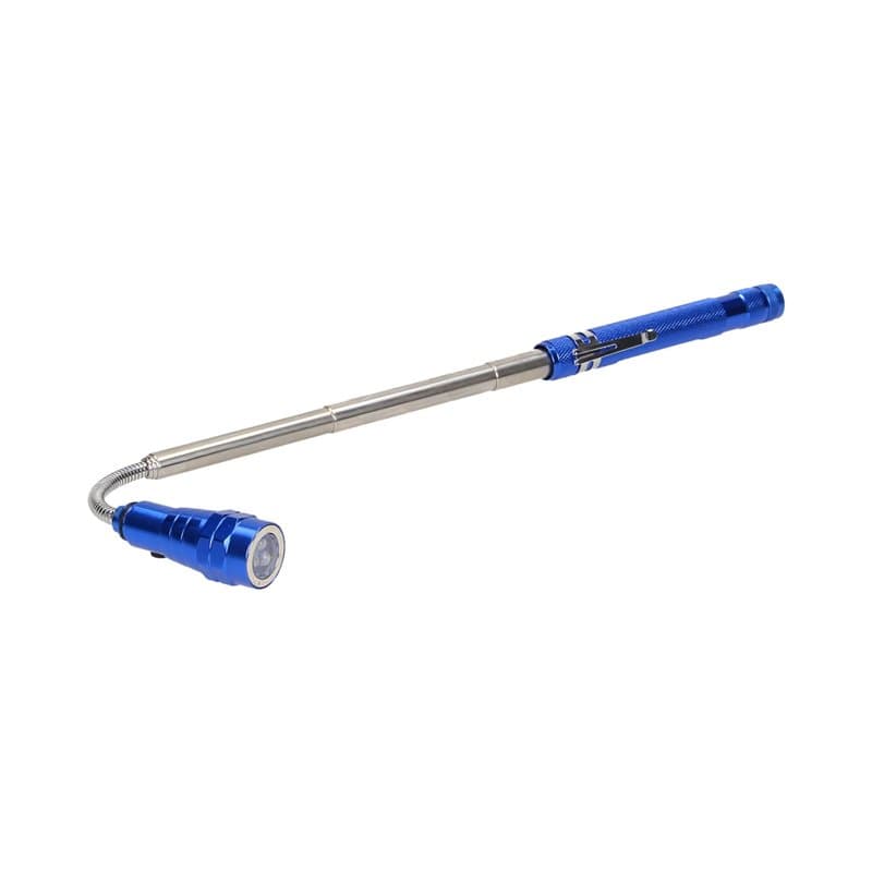 Virone WL-9 Lampe Torche LED Télescopique 17-57 cm 3 LED 4 x LR44 Tête Mobile Aimant Lampe d'Atelier