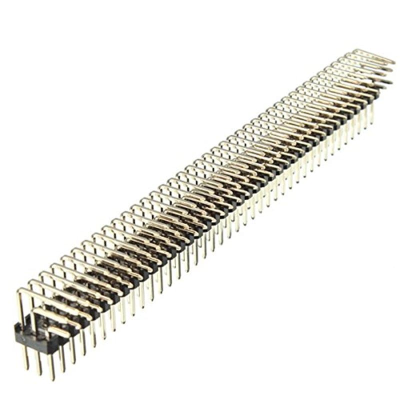 C-FUNN 2,54Mm 3X40P Mâles À Trois Rangées À Angle Droit Pin Header