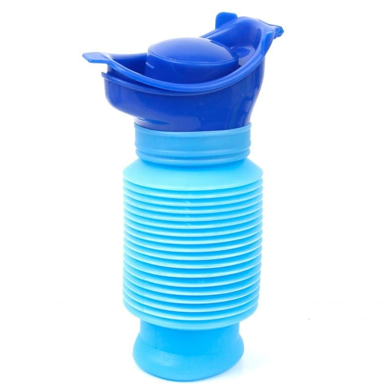 A Urinoir d'urgence rétractable - Mini toilette portable pour le camping, l’extérieur et les voyages - Pour enfants et adultes -