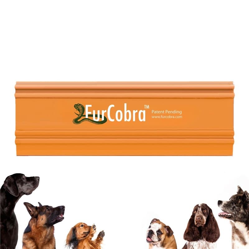 FurCobra Pro Pet Hair Remover 4,33" - Léger et Compact Chat, Chien Brosse Anti Poils Animaux pour Voiture, canapé, lit, Tapis et