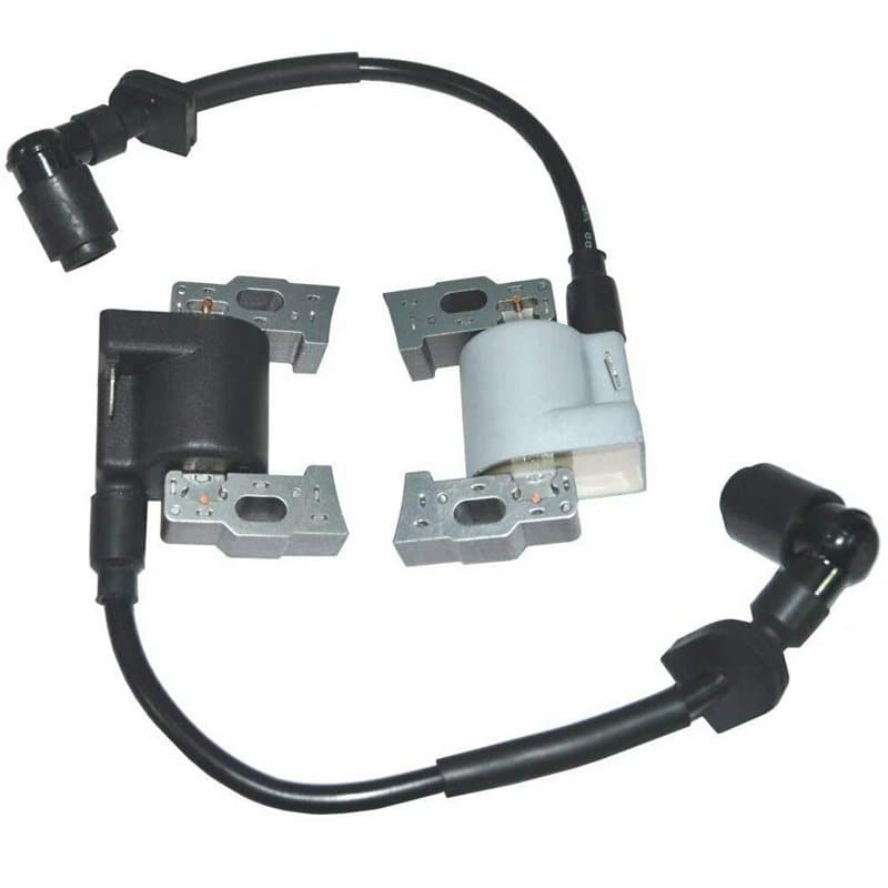 Carkio Lot de 2 bobines d'allumage compatibles avec Honda GX610 GX620 GX670 24HP V Twin Engine Tondeuse à gazon, pièces gauche e