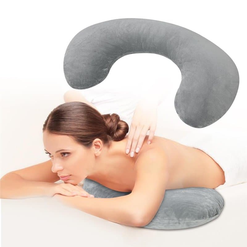 Mybow Coussin de poitrine pour table de massage, coussin de soutien de poitrine, coussin de massage féminin pour spa, salon de s