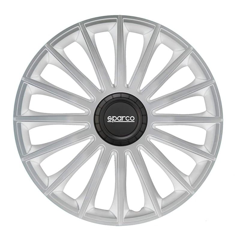 Sparco Enjoliveurs Treviso - 13-pouces - Argent - Set de 4 pièces