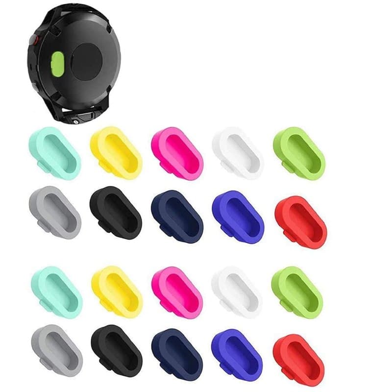 CKANDAY 20 protecteurs de Ports de Chargeur colorés compatibles avec Fenix 6X 6S 65 5S 5X Plus Garmin Vivoactive 4 4s 3 Musique