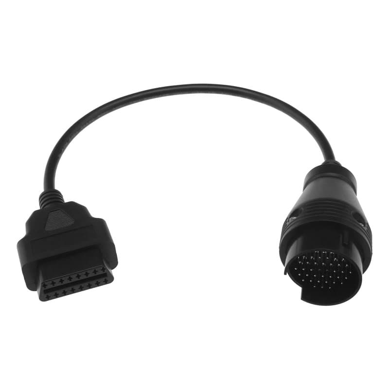 be in your mind Câble de Connexion Diagnostic de Voiture 38 Broches Mâle OBD1 vers 16 Broches Femelle OBD2 Compatible avec Merce