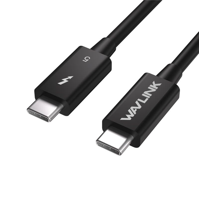 WAVLINK Câble Thunderbolt 5, transfert de données rapide 120 Gbps et câble USB-C Power Delivery 240 W, support d'écran 8K/16K, c