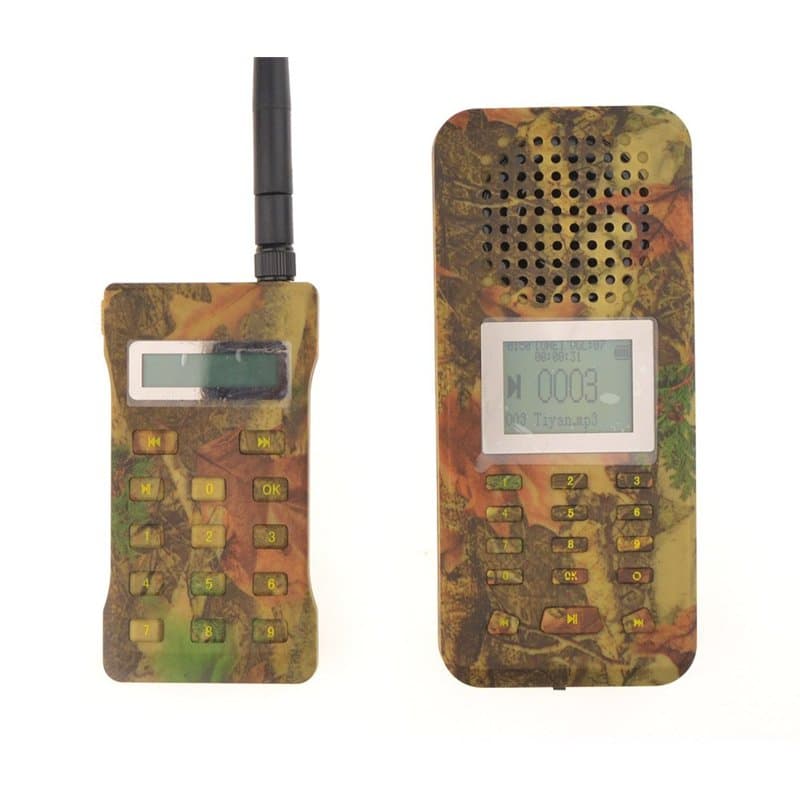 Likeblue Appeau d'oiseaux avec lecteur MP3 20 W et haut-parleur LCD rechargeable avec télécommande sans fil