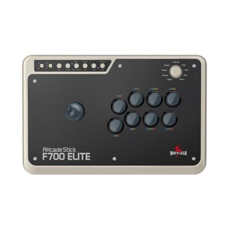 MAYFLASH Arcade Stick F700 Elite with Sanwa buttons and joystick for PS5, PS4, Switch, Windows, Apple, Android and more. Fightin