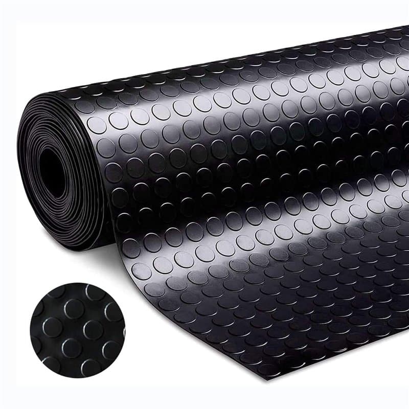 uyoyous Tapis de sol en caoutchouc 100 x 500 cm - Antidérapant - Revêtement de sol en caoutchouc - Protection de sol - Pour gara