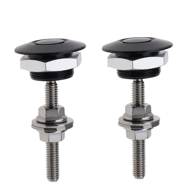 Be In Your Mind 2x Loquet à Dégagement Rapide 30mm Mini Capot Clip Kit Bouton Poussoir en Alliage d'aluminium pour Voiture Pare-