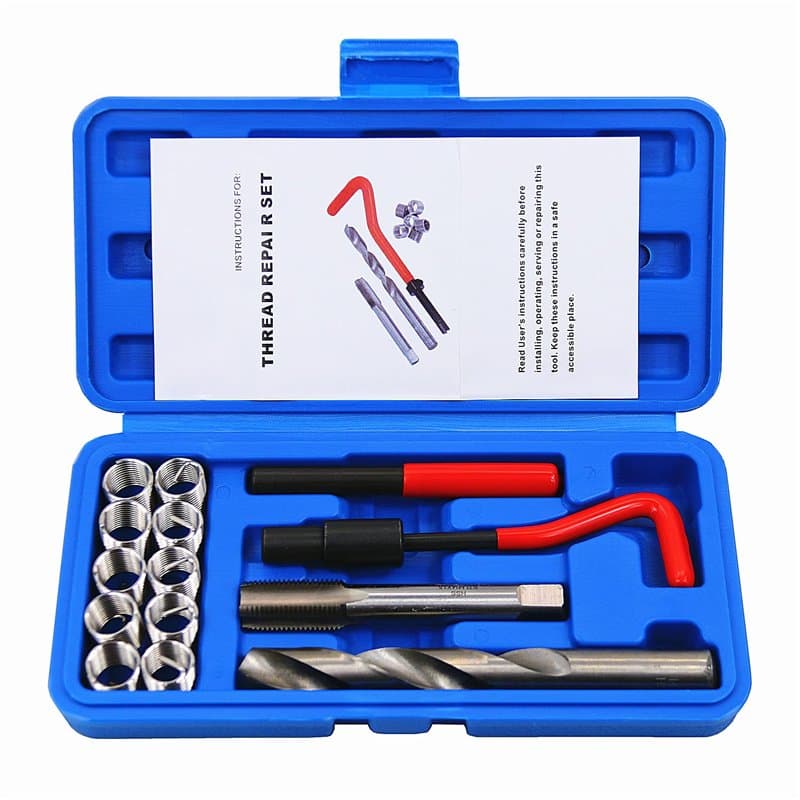 BestsQ kit de réparation de Filetage de Type Helicoil 14 pièces M14x1.5MM