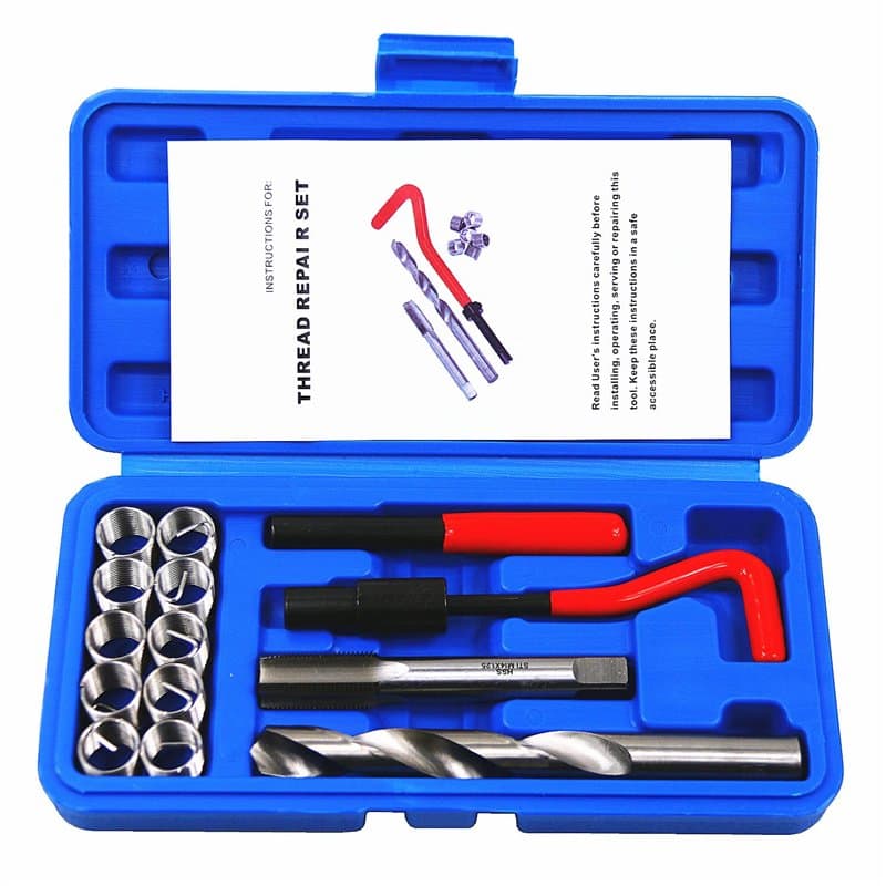 BestsQ kit de réparation de Filetage de Type Helicoil 14 pièces M14x1.25MM