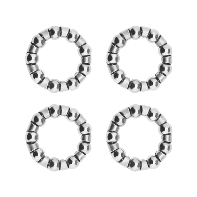 Create idea Lot de 4 roulements à Billes de 6,35 mm x 9 Billes pour pédalier de vélo - Accessoires de réparation pour vélo VTT e
