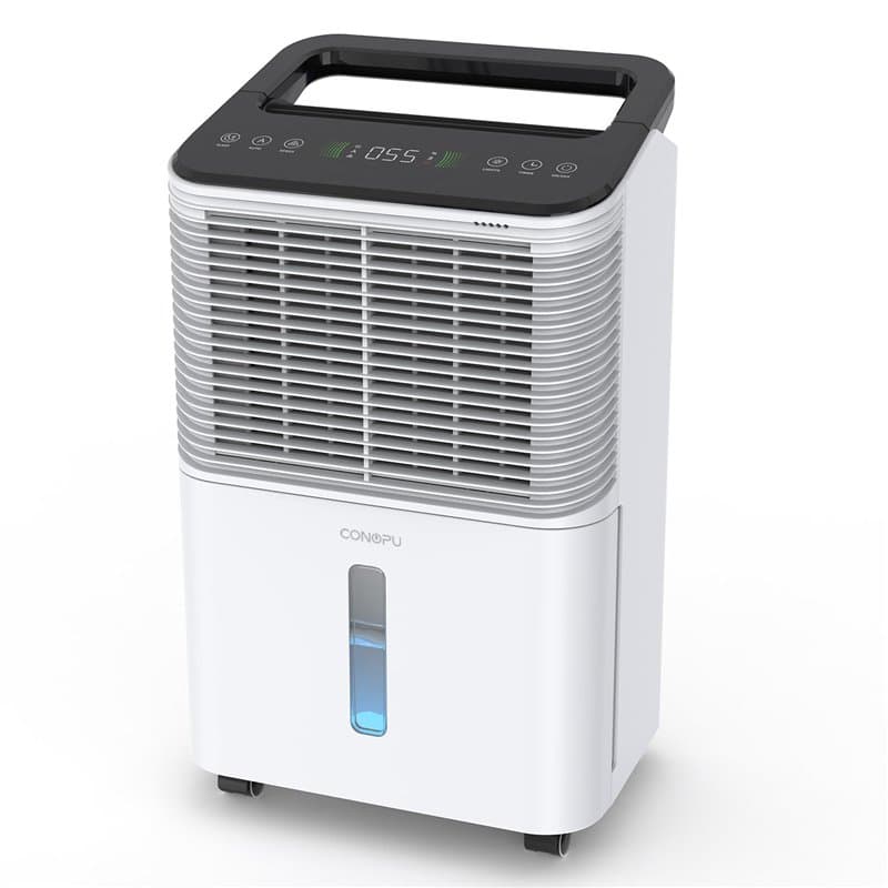 CONOPUPlus Deshumidificateur d air 16L/jour, Déshumidificateur de Chambre Ultra-silencieux, Contrôle Central Intelligent, Mode A
