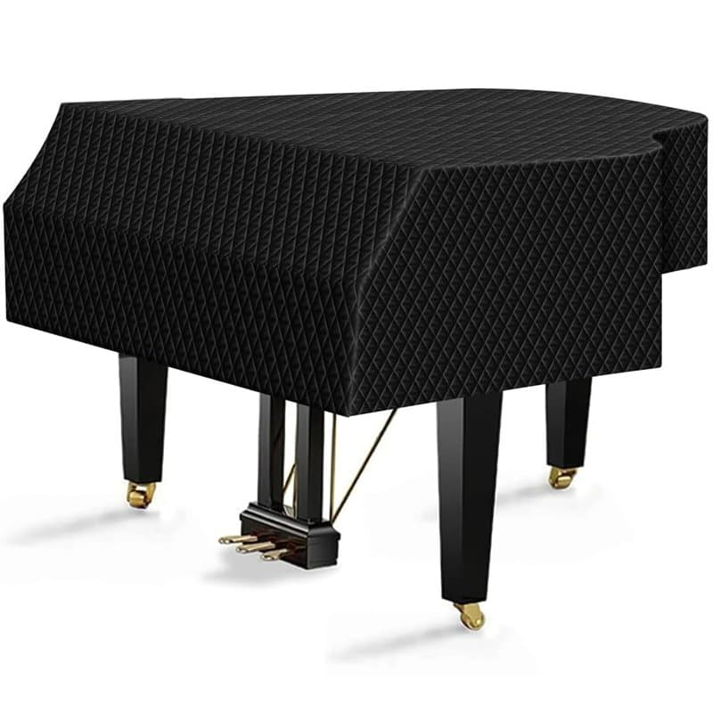 WOOLUCK® Housse imperméable pour piano à queue, Résistant à l'humidité et anti-poussière Housse de protection pour piano, 160cm