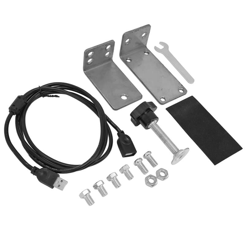 Bediffer Support de frein à main pour jeu PC ,support de frein à main USB à haute rigidité Fil en nylon à contrôle facile pour j