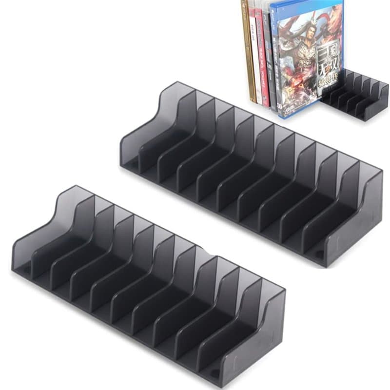Nicoone Support de rangement pour cartes de jeu, CD et disques pour PS4/PS4 SLIM/PS4 PRO