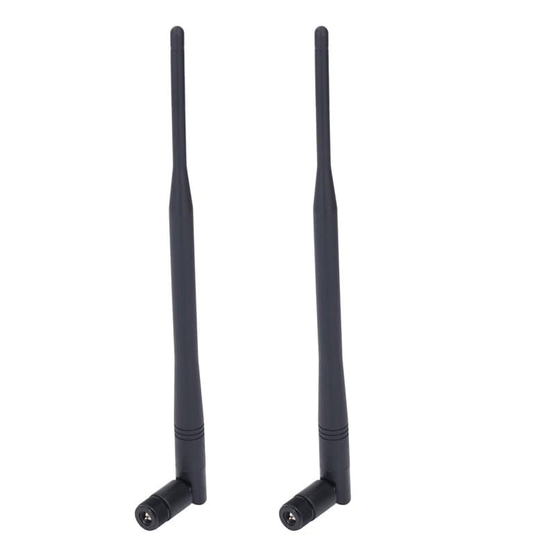 2 Pièces Antenne Pliable 4G 12dbi Haut Gain SMA Tête Mâle Omnidirectionnelle LTE GSM GPRS WCDMA 3G Pleine Bande SMA Aiguille Int