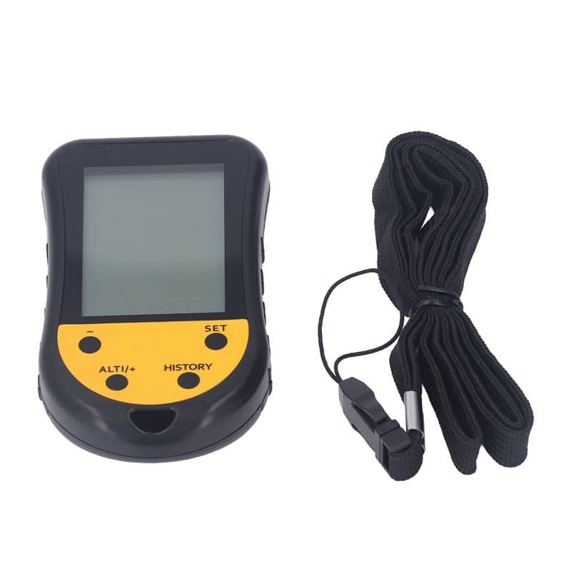 Okuyonic Altimètre Electronique de GPS, Boussole Altimètre Multifonction Affichage Clair écran LCD Haute Résistance Pratique pou