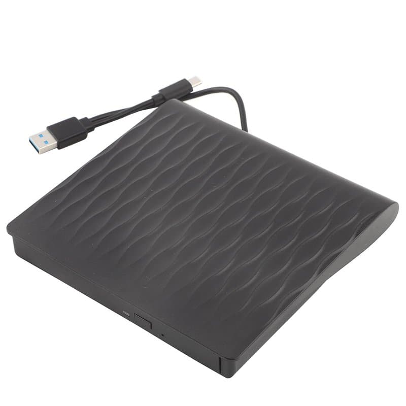 Lecteur CD DVD Externe, Lecteur Optique Externe USB 3.0, Lecteur DVD CD +/-RW Portable Lecteur DVD Graveur de CD ROM Compatible