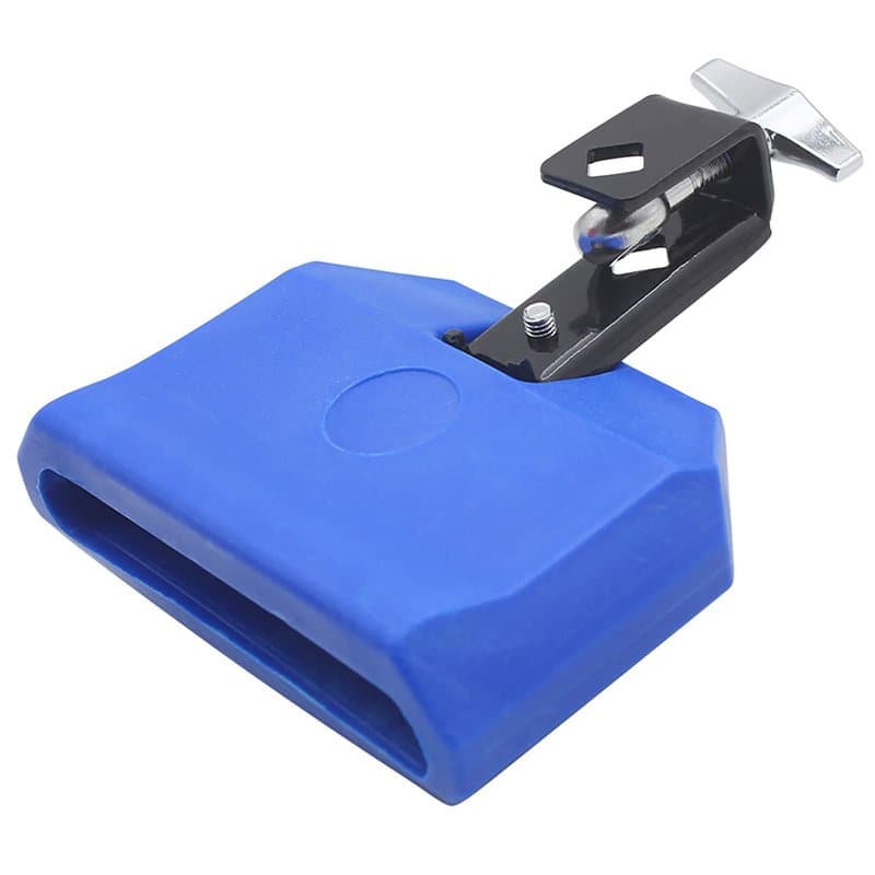 Tambour Cowbell ,Percussion Cowbell Cloches de vache bicolores pour instruments à percussion Accessoire pour ensemble de batteri