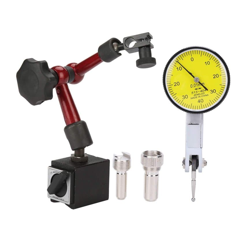 Jauge de Mesure Numérique, Calibre Magnétique, Comparateur Numérique avec Support de Base Magnétique Comparateur Mécanique Métal