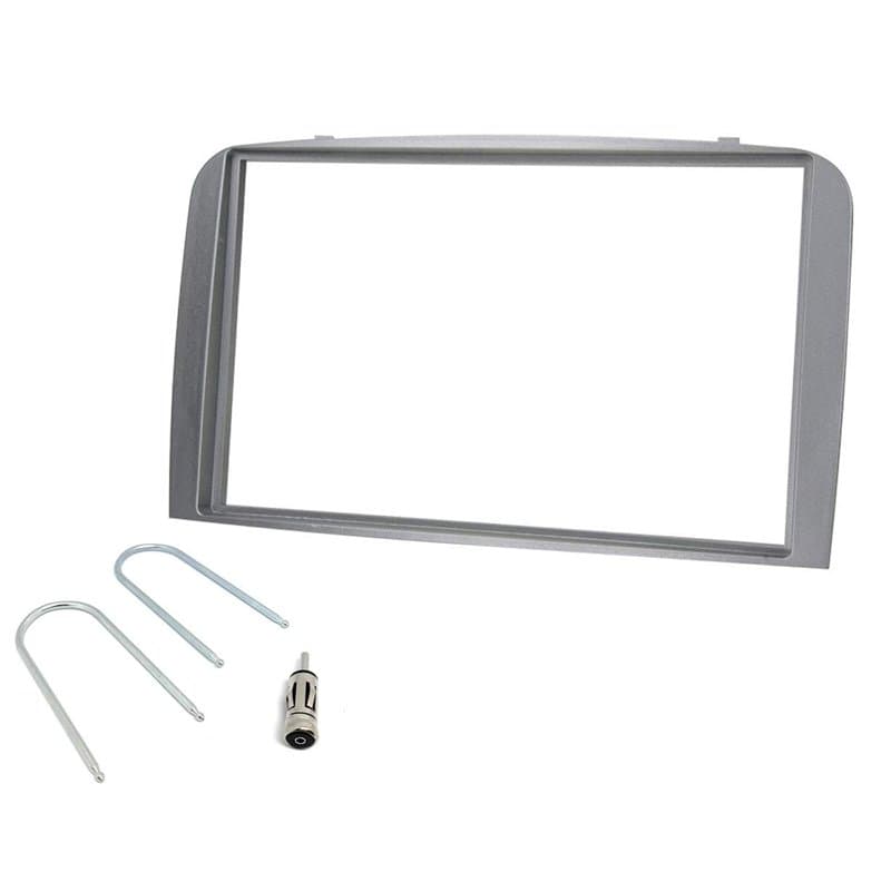 Sound-way Kit Montage Autoradio, Façade Cadre 2 DIN, Adaptateur Antenne, Clés Demontage, Compatible avec Alfa 147, Alfa GT