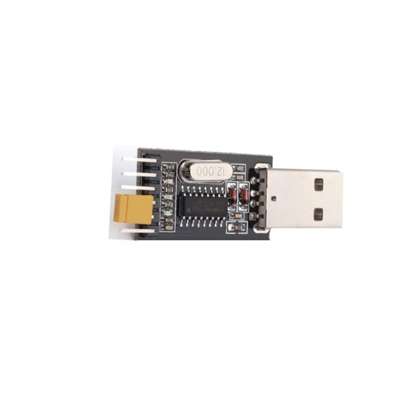 TECNOULAB 1 pièce Module convertisseur USB vers TTL UART CH340G CH340, commutateur 3.3V 5V + câbles
