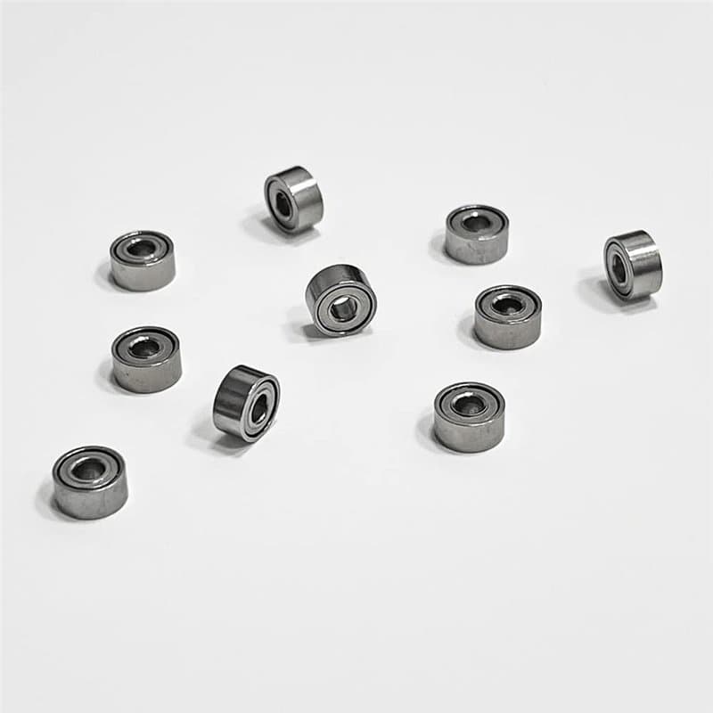 Hoggy Lot de 10 roulements MR52ZZ à billes en acier de 2 mm x 5 mm x 2,5 mm Petits roulements MR52 de 2 x 5 x 2,5 mm