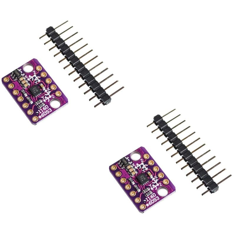 TECNOULAB 2 pièces BMI160 6DOF accéléromètre Gyroscope capteur de Mesure inertielle à 6 Axes
