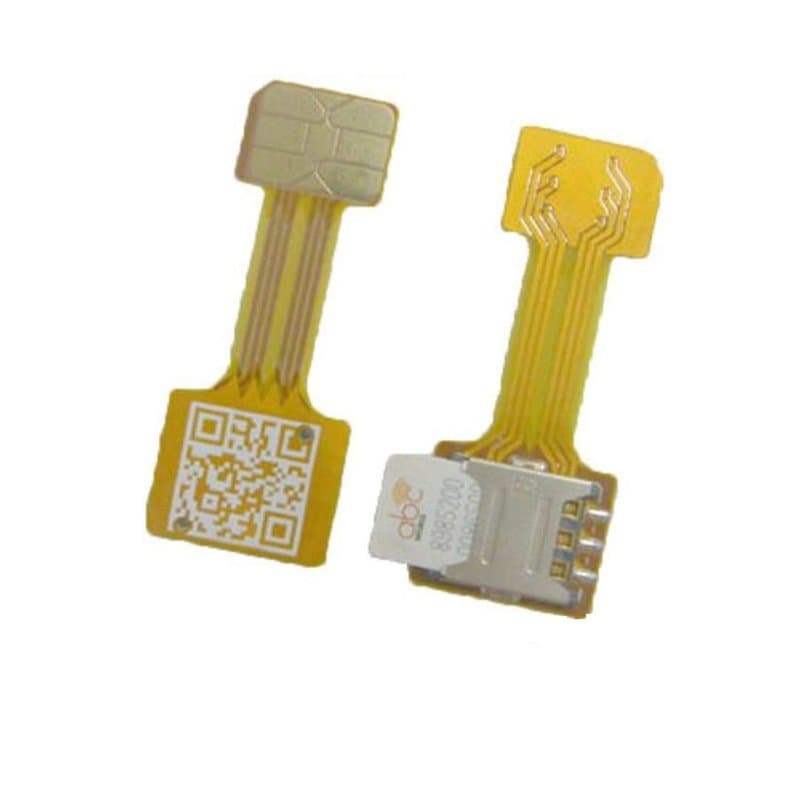 TECNOULAB 1 pièce Adaptateur Hybride Double Carte SIM Adaptateur d'extension Micro SD Nano SIM pour Android