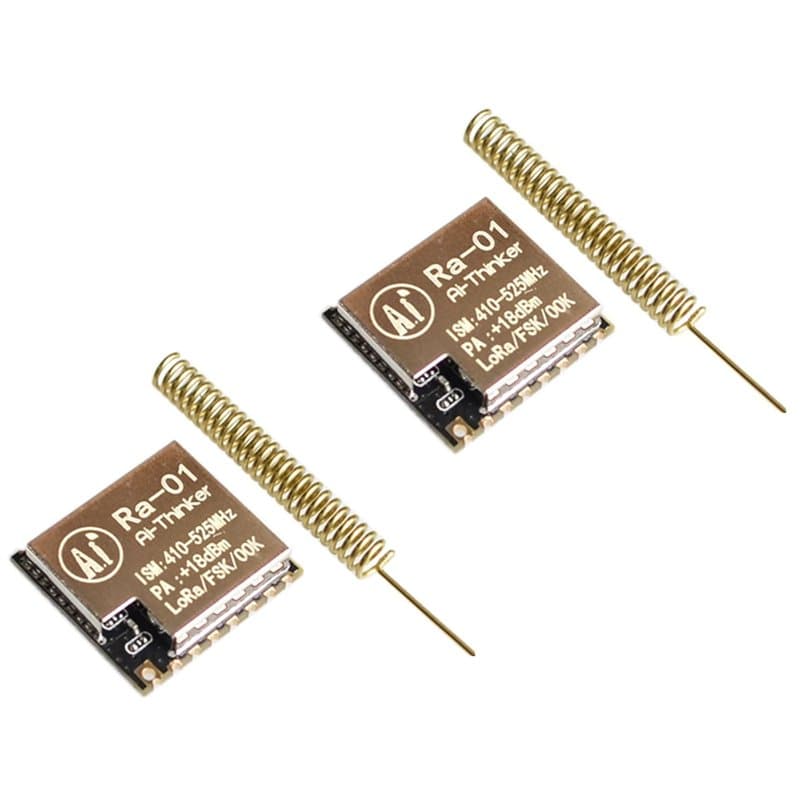 TECNOULAB 2 pièces Module de Transmission sans Fil Ra-01 Lora SX1278 433MHz Ra01 Spectre étalé