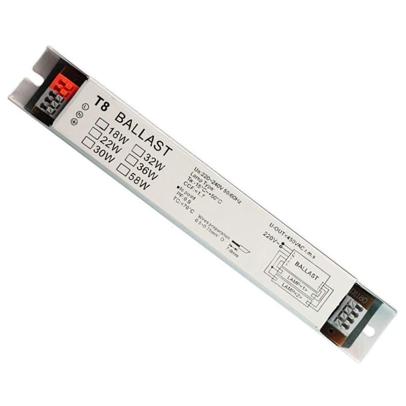 Buwei 220-240V AC 2x36W Large Tension T8 Ballast électronique ballasts de Lampe Fluorescente