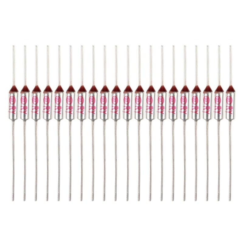 Buwei 20 Pcs/lot 184 ℃ RY184 TF 184 degrés Celsius 10A 250 V fusible Thermique de température